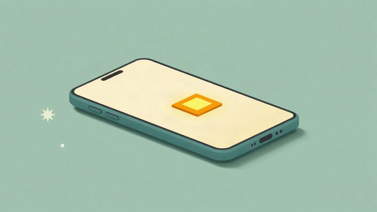 Cutaway smartphone showing a small embedded eSIM chip